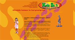 Desktop Screenshot of kidsboots.com.au